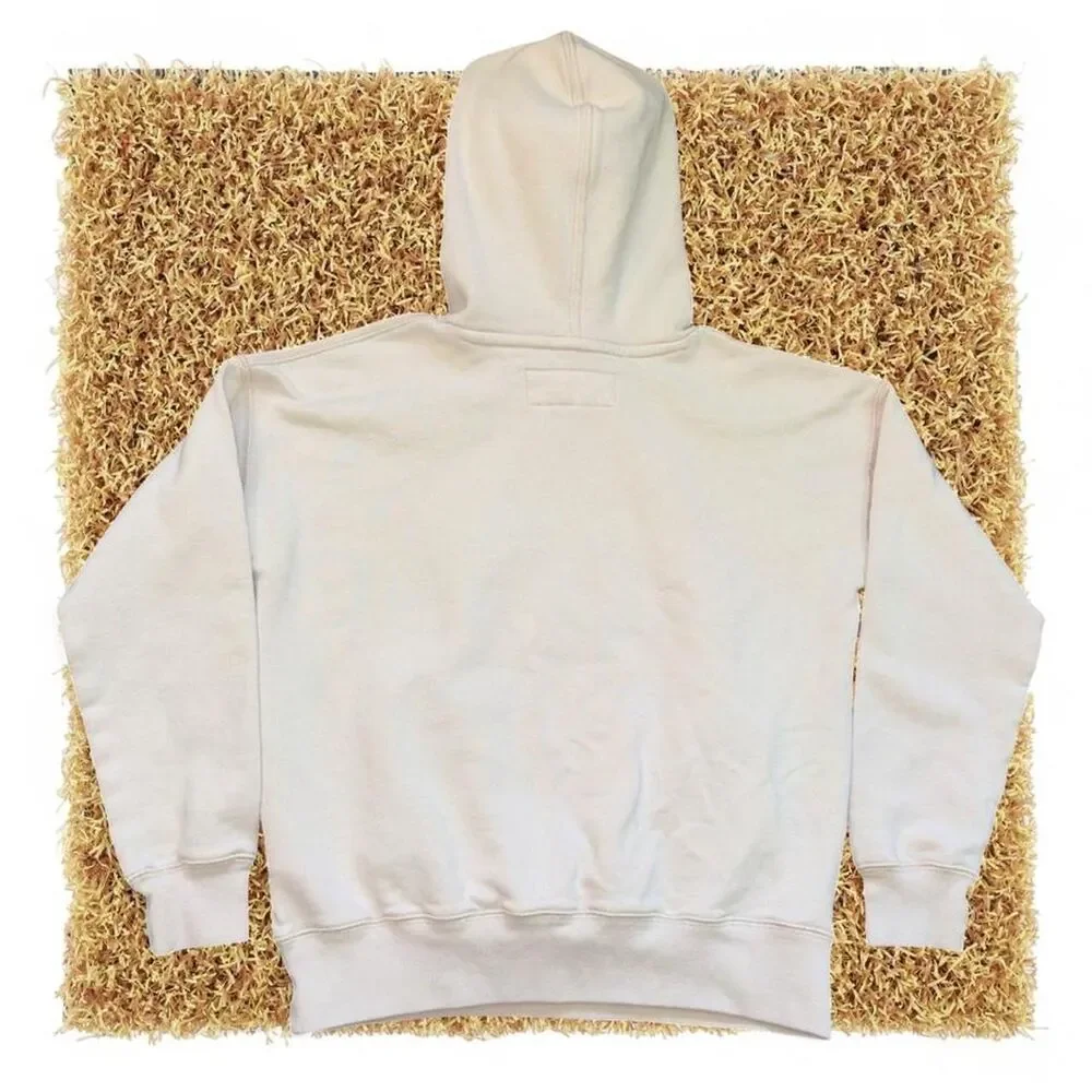 Abercrombie-fitch White and Cream Hoodie